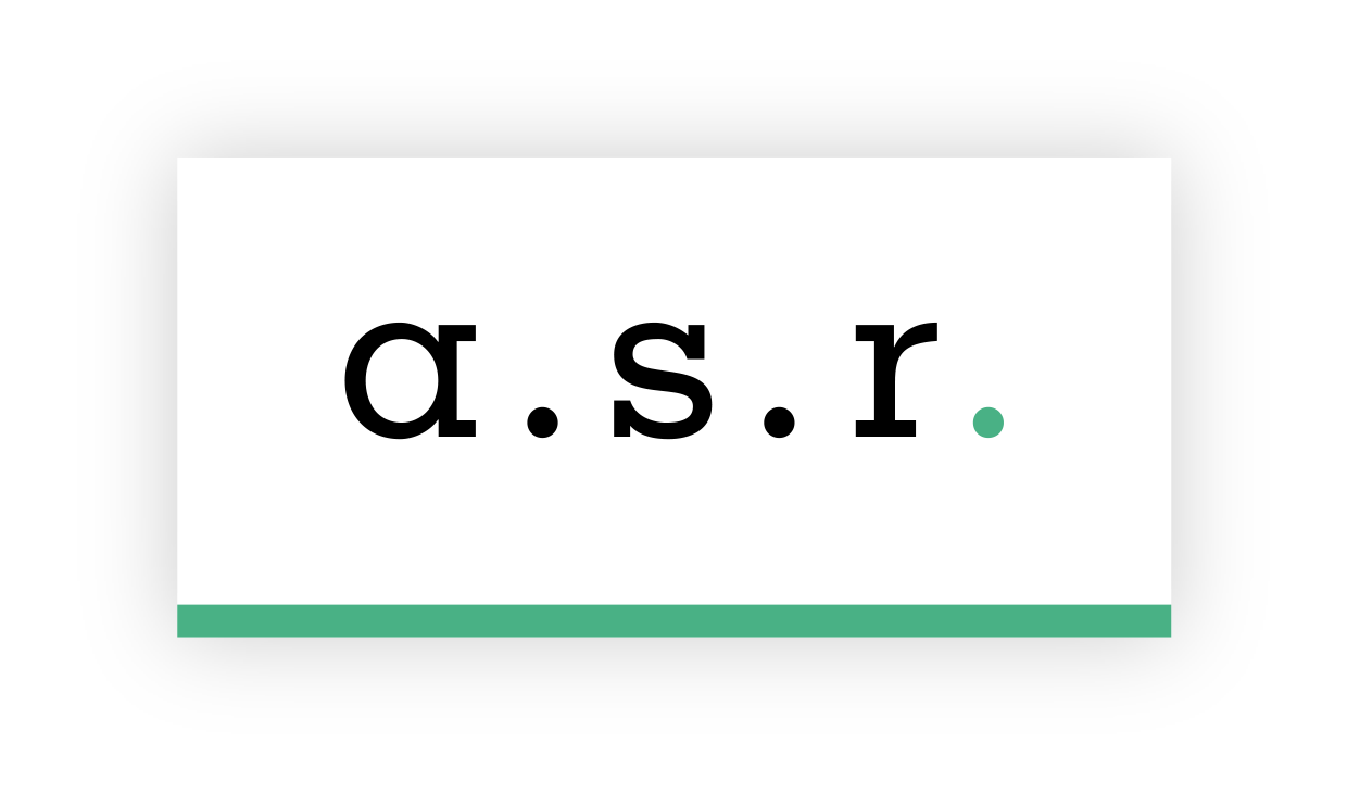 Logo a.s.r., levensverzekeraar, vergunning: 12000478 (NL)