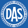 Logo DAS Rechtsbijstand N.V., schadeverzekeraar, vergunning: 145445 (NL)